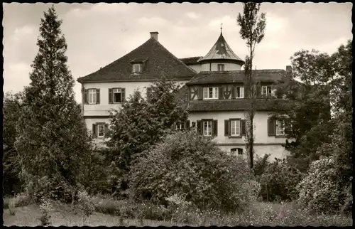 Ansichtskarte Lindach-Schwäbisch Gmünd Kurhaus im Schloss 1967