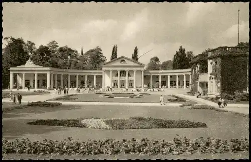 Ansichtskarte Bad Oeynhausen Wandelhalle im Kurpark 1950
