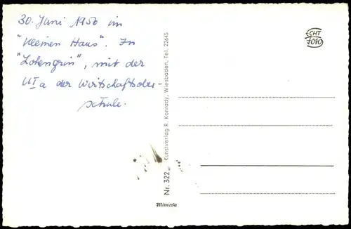 Wiesbaden Mehrbild-AK mit Marktkirche, Kurhaus, Staats-Theater uvm. 1956