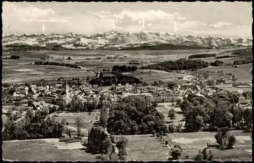 Ansichtskarte Bad Wurzach Luftbild 1963
