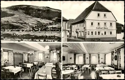 Bischofsheim (Rhön) Gasthof zum Stern - 4 Bild mit Innenansichten 1958