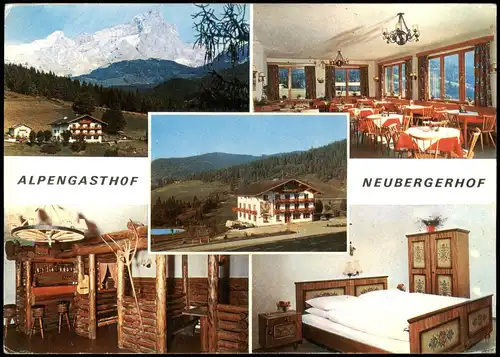 Filzmoos Mehrbildkarte Alpengasthof GASTHOF-PENSION NEUBERGERHOF 1978