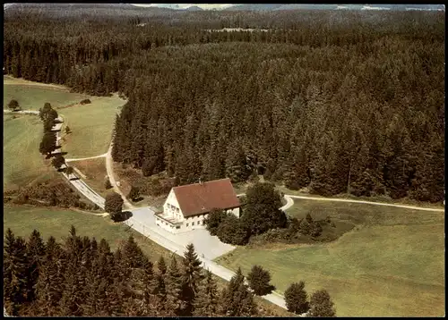 Ansichtskarte Vöhrenbach Gasthof-Pension Friedrichshöhe Luftaufnahme 1974