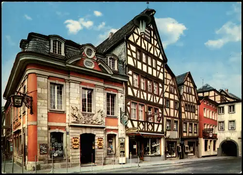 Ahrweiler-Bad Neuenahr-Ahrweiler Reizvolle Häusergruppe am Marktplatz 1975