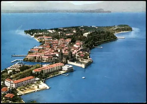 Cartoline Sirmione Luftbild 1982