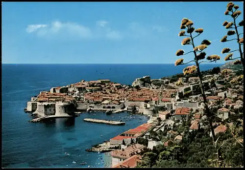 Postcard Ragusa Dubrovnik Panorama Küsten-Ansicht 1980