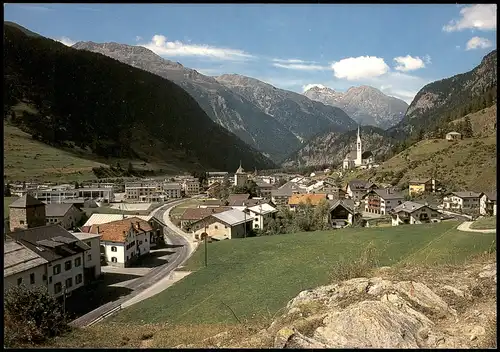 Ansichtskarte Zernez Panorama-Ansicht; Ort im Engadin 1990