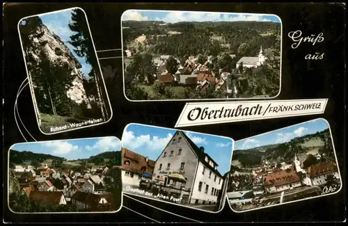 Ansichtskarte Obertrubach Stadtansichten, Gaststätte 1962