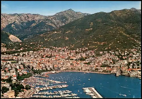 Cartoline Rapallo Panorama-Ansicht Gesamtansicht aus der Vogelschau 1980