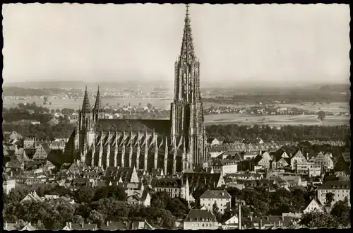 Ansichtskarte Ulm a. d. Donau Totale 1956