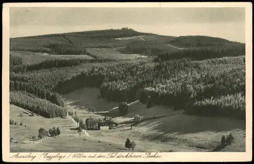 Ansichtskarte Auersberg (Erzgebirge) Umland-Ansicht Auersberg Erzgebirge 1929