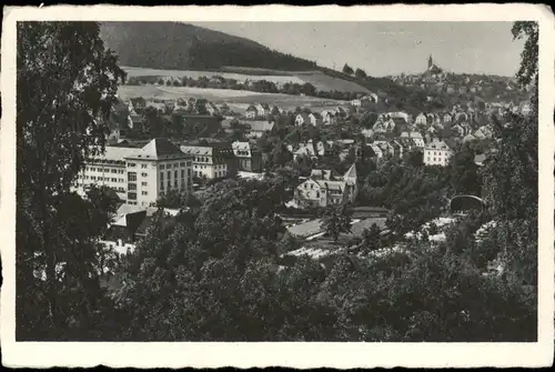 Ansichtskarte Oberschlema-Bad Schlema Panorama-Ansicht 1940