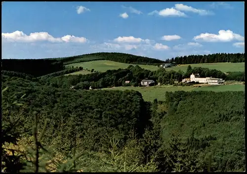 Winterberg Panorama-Ansicht; Teilansicht mit Hoheleye Hochsauerland 1990