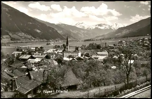 Ansichtskarte Fügen Partie an der Stadt 1962
