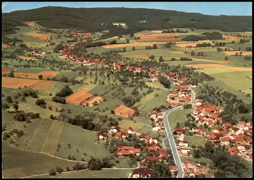 Ansichtskarte Winterkasten-Lindenfels (Bergstraße) Luftbild 1978