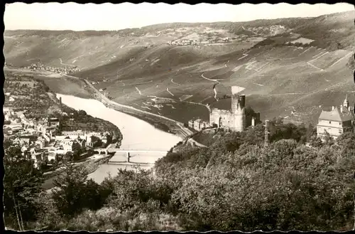 Ansichtskarte Bernkastel-Kues Berncastel-Cues Blick ins Tal 1957