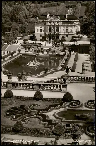 Linderhof-Ettal Königsschloß Linderhof Royal Castle Linderhof 1960