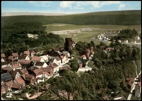 Ansichtskarte Trendelburg Luftbild 1972