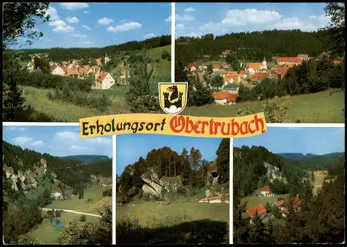 Ansichtskarte Obertrubach Mehrbild: Stadtansichten 1986
