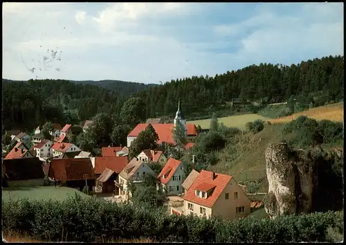 Ansichtskarte Obertrubach Blick auf die Stadt 1970