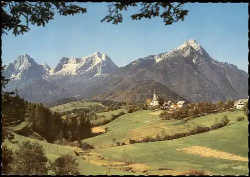 Ansichtskarte Vorderstoder Ortspanorama geg. Totes Gebirge 1980