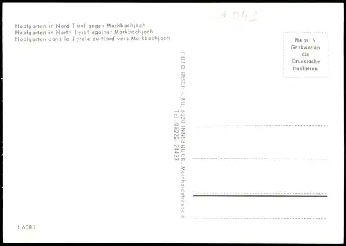 Ansichtskarte Hopfgarten Hopfgarten in Nord Tirol gegen Markbachjoch 1980