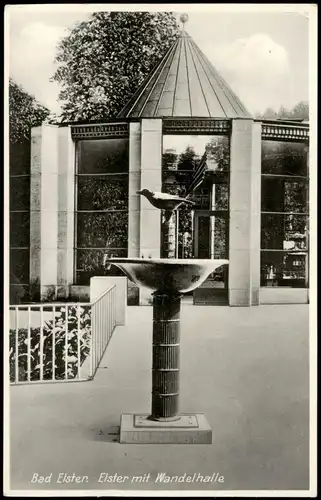 Ansichtskarte Bad Elster Elster mit Wandelhalle 1934
