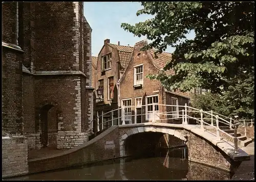 Delft Delft Nieuwe Kerkstraat verbinding markt met Vrouw Jutteland 1980