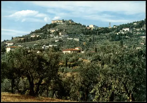 Florenz Firenze Panorama-Ansicht Colline Fiesolane Collines de Fiesole 1980