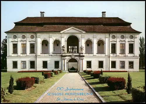 Ansichtskarte St. Florian (Linz-Land) Jagdmuseum, Schloß Hohenbrunn 1990