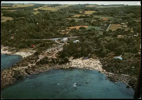 Postcard Bornholm Luftbild Aerophoto 1985