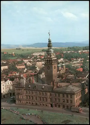 Postcard Glatz Kłodzko Widok na ratusa a Twiproky, Rathaus 1978