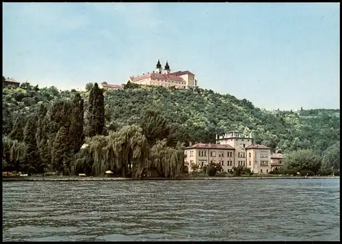 Postcard Tihany Látkép Ortsansicht Panorama 1970