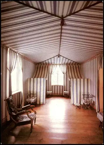 Ansichtskarte Potsdam Schloss Charlottenhof: Zeltzimmer 1984