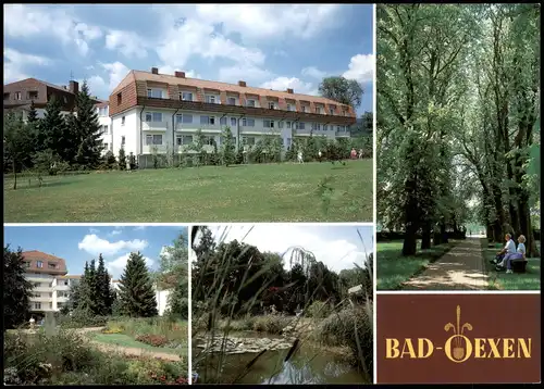 Ansichtskarte Bad Oeynhausen Mehrbild-AK Klinik Bad Oexen 1980