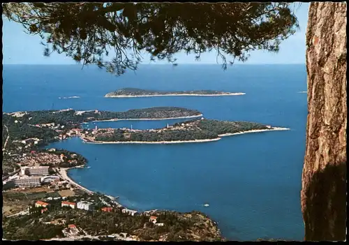 Postcard Cavtat Panorama Ortsansicht Meer Küste 1980