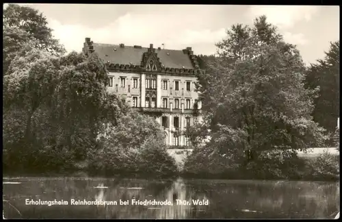 Ansichtskarte Friedrichroda Schloss Reinhardsbrunn 1967