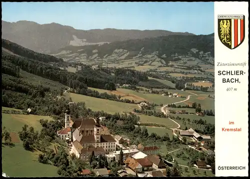 Ansichtskarte Schlierbach Luftbild 1988
