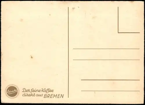 Ansichtskarte  Reklame & Werbung Eduscho Werbekarte Gebirgslandschaft 1940