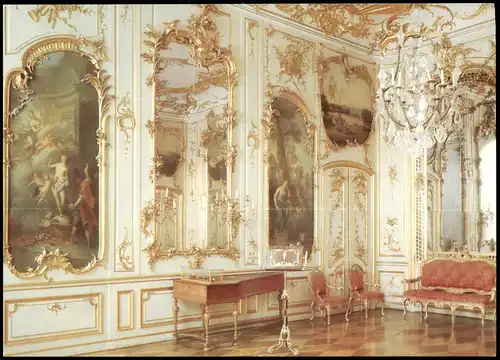 Ansichtskarte Potsdam Schloss Sanssouci - Konzertzimmer 1983/1989