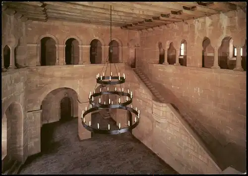 Ansichtskarte Annweiler am Trifels Burg Trifels bei Annweiler Kaisersaal 1969