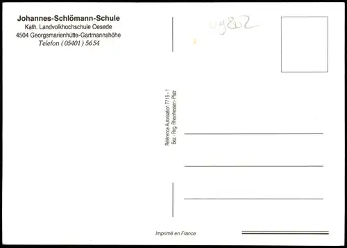 Georgsmarienhütte Schlömann Landvolkhochschule Oesede Gartmannshöhe 1980