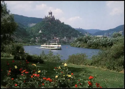 Briedern Panorama Mosel mit Fahrgastschiff „Wappen von Cochem" 2000