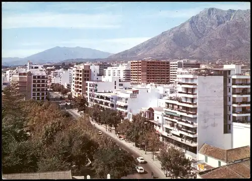 Postales Marbella Ortsansicht, VISTA CENTRO 1980