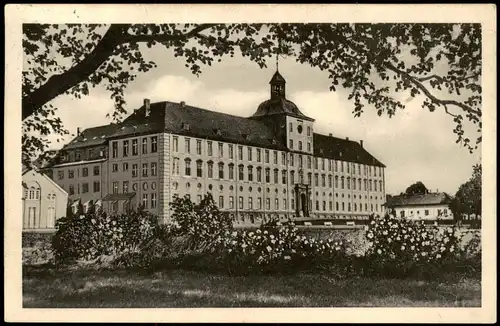 Ansichtskarte Schleswig (Sleswig/Slesvig) Schloß Gottrop 1954