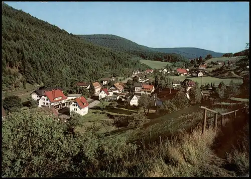 Ansichtskarte Baiersbronn Huzenbach - Totale 1972