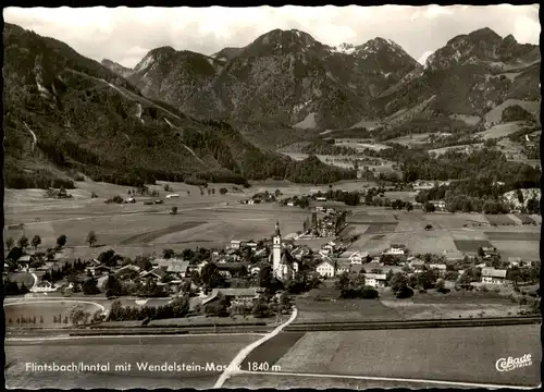 Ansichtskarte Flintsbach am Inn Luftbild 1968