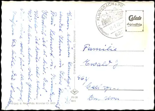 Ansichtskarte Flintsbach am Inn Luftbild 1968