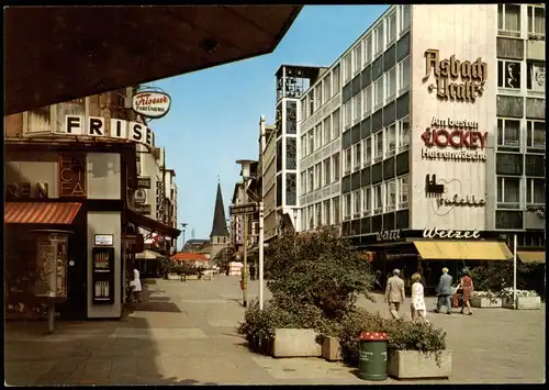 Ansichtskarte Essen (Ruhr) Kettwiger Straße, Geschäfte 1975