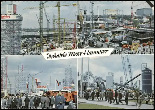 Ansichtskarte Hannover Messegelände - 4 Bild 1963